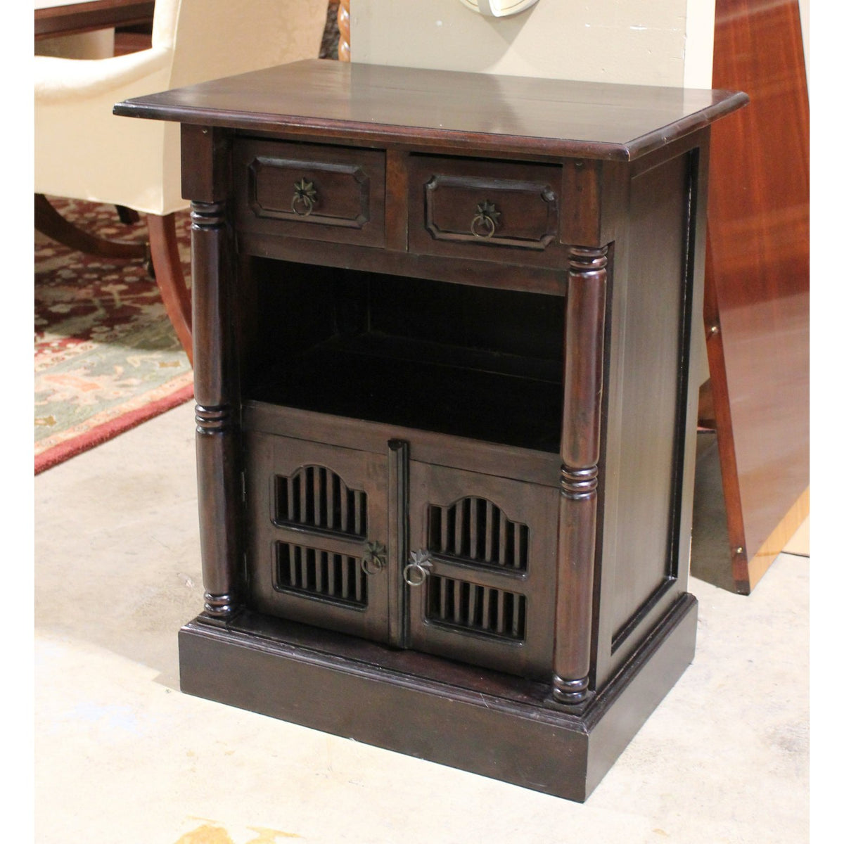 Dark Mahogany Cabinet