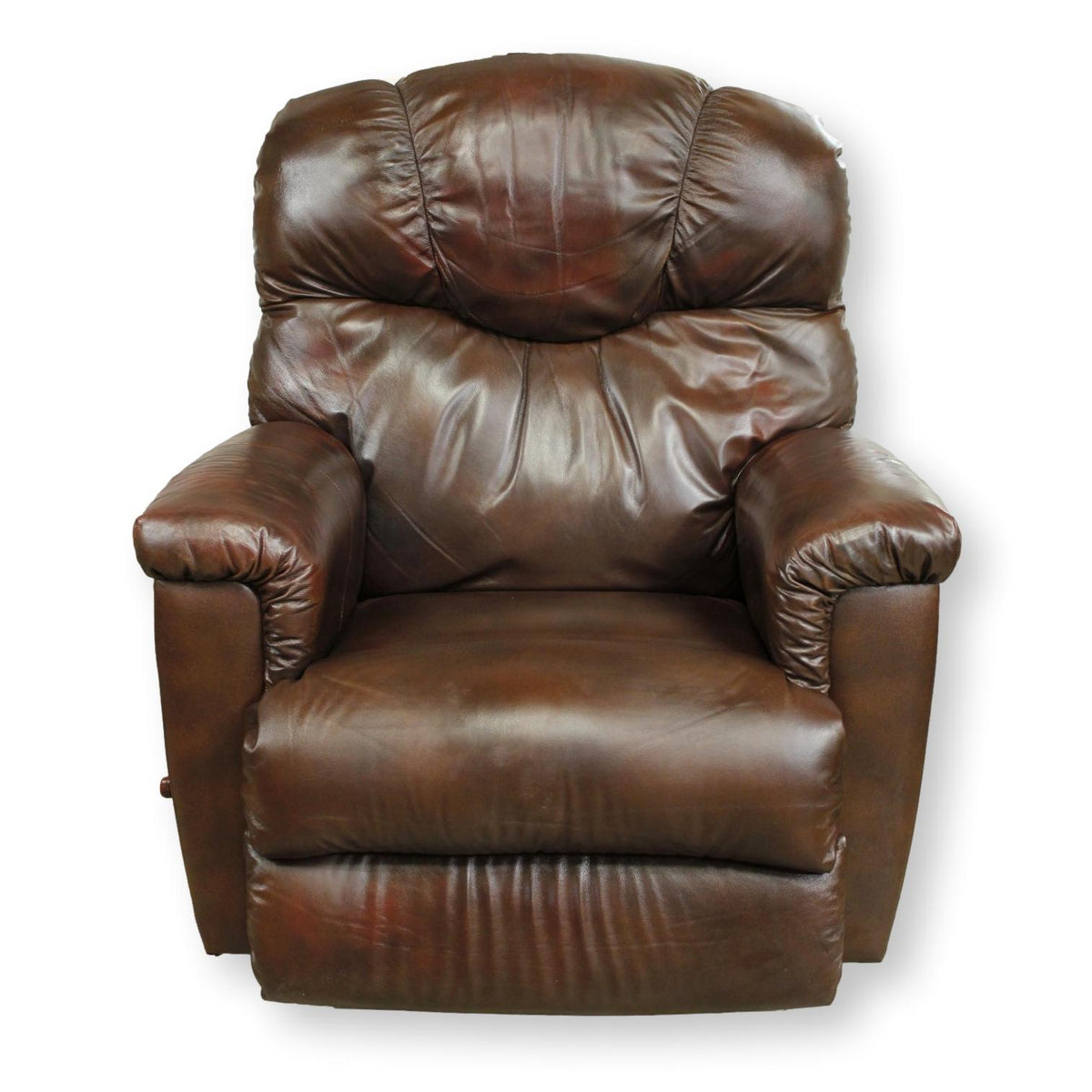 La-Z-Boy Brown Leather Rocking Recliner