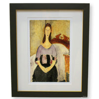 "Jeanne Hebuterne Seated" by Amedeo Modigliani