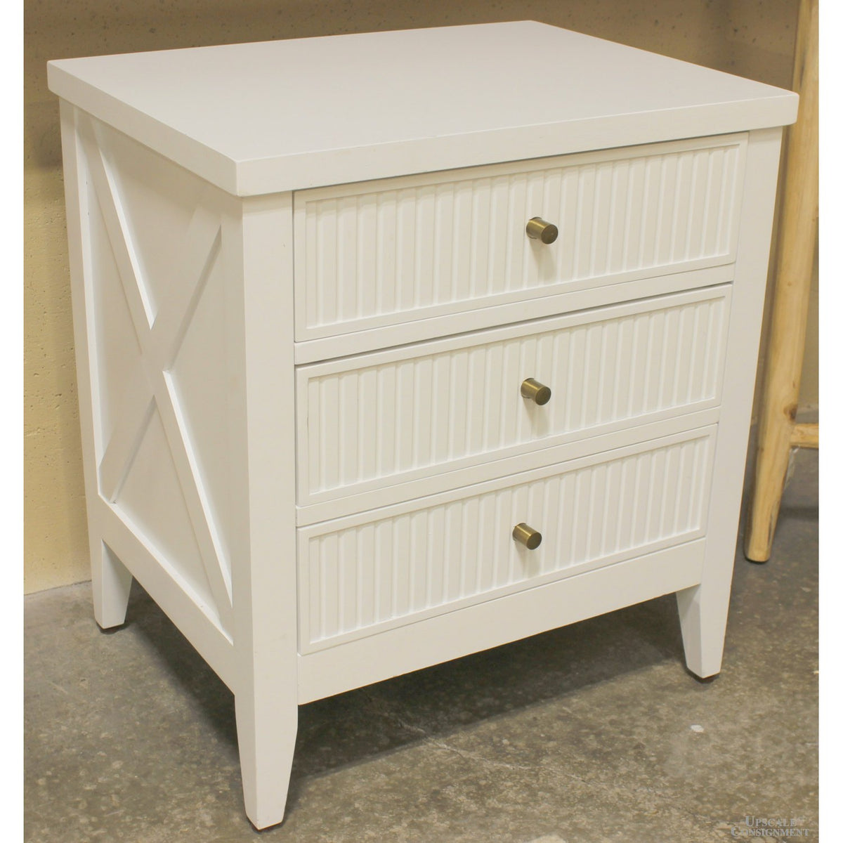 White 3 Drawer Chest