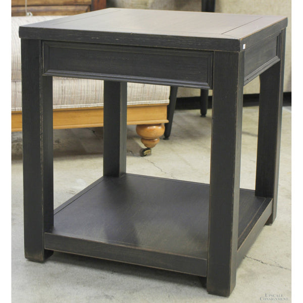 Ashley Rustic Black End Table