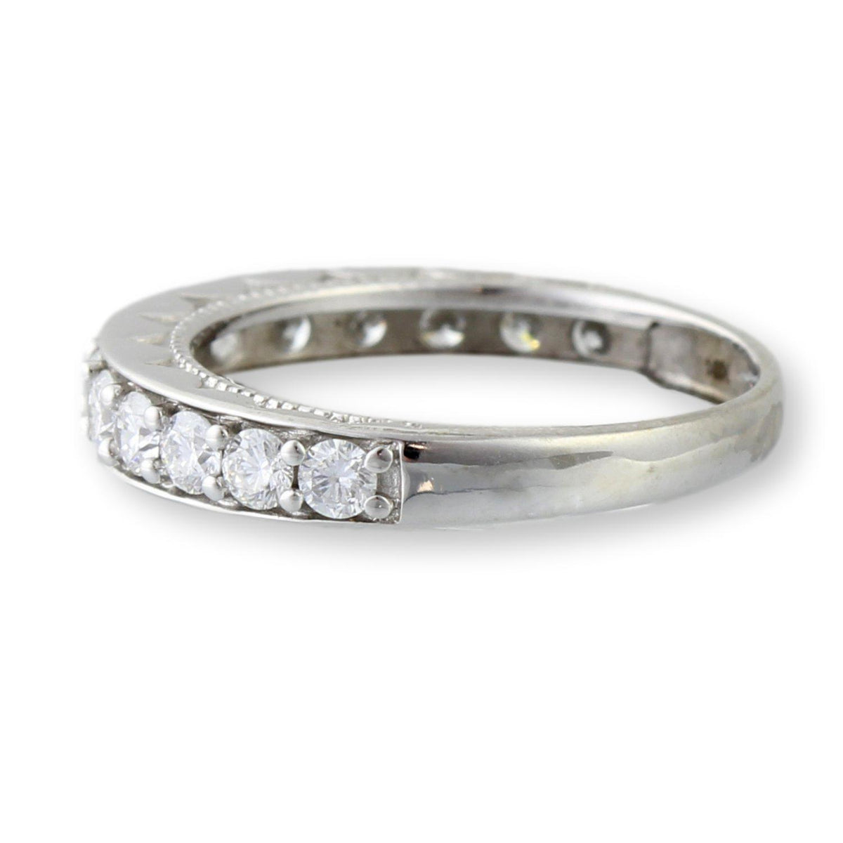 10K White Gold .90ctw Diamond Anniversary Band