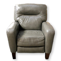 Southern Motion Gray Leather Pushback Recliner