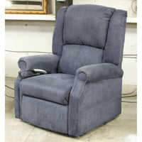 Mega Motion Blue Infinite Position Power Lift Recliner