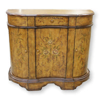 Handpainted Curved Cabinet