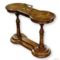 Burlwood Accent Table w/Handle