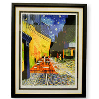 Gallery Framed Art Print 'Cafe Terrace at Night' By Van Gogh