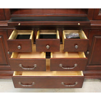 Stanley Furniture Seeded Glass Door China Cabinet