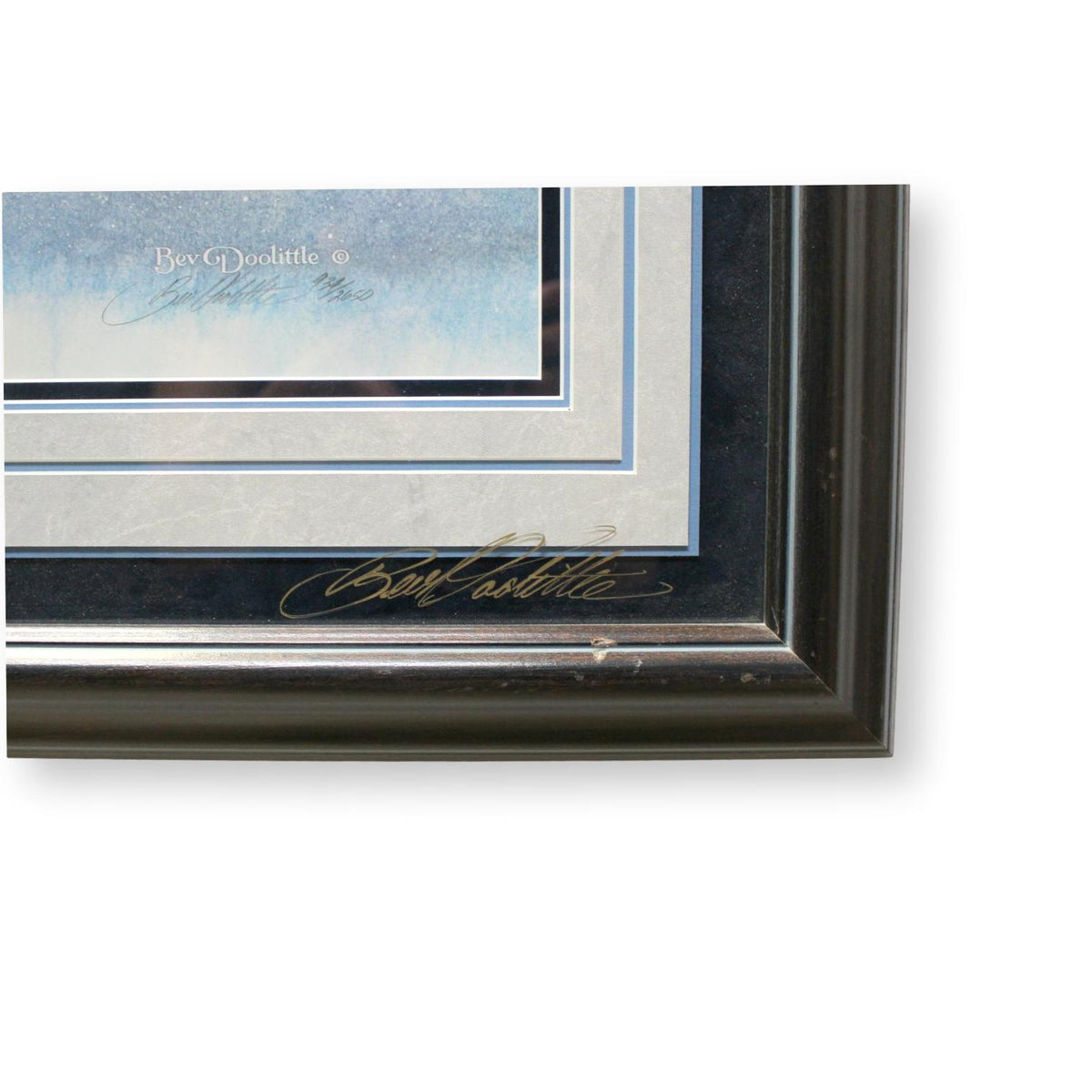 Bev Doolittle Double Signed Limited Edition Print '2 Bears of the Blackfeet'