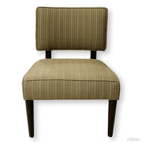 Lazar Indus. Striped Slipper Chair
