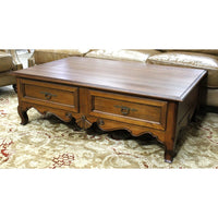 Ethan Allen 4 Drawer Coffee Table