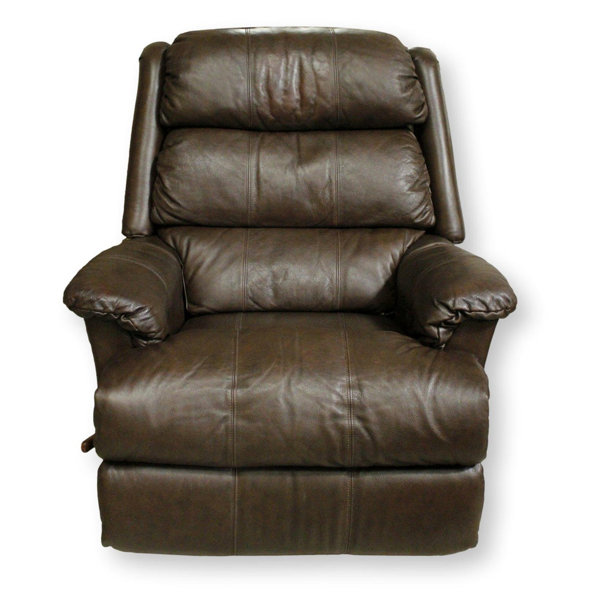 La-Z-Boy Large Size Brown Leather Rocking Recliner