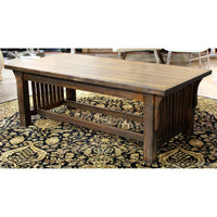 Dark Oak Mission Style Coffee Table