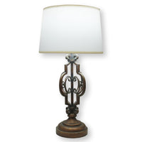 Quoizel 4-Sided Wrought Iron Table Lamp