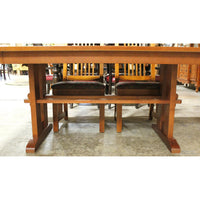 Bassett Mission Style Dining Table w/6 Chairs