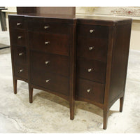 Modern Dark Finish 12 Drawer Dresser
