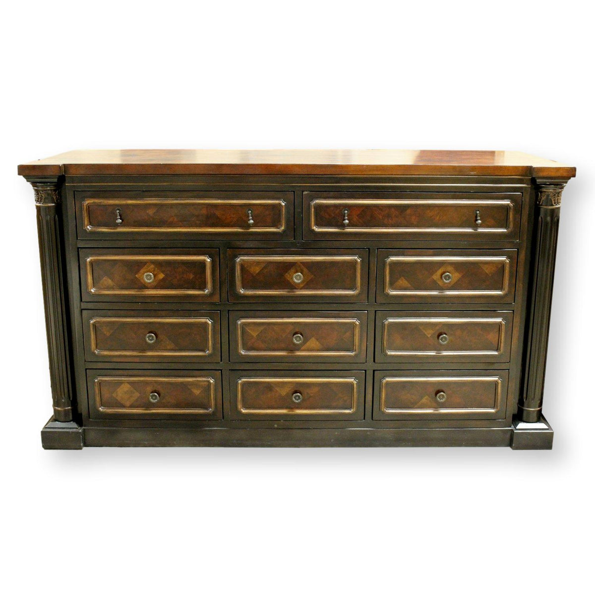 11 Drawer Dresser w/Columns