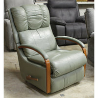 La-Z-Boy Green Leather Recliner
