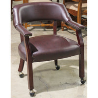 Leather Office Chair On Casters