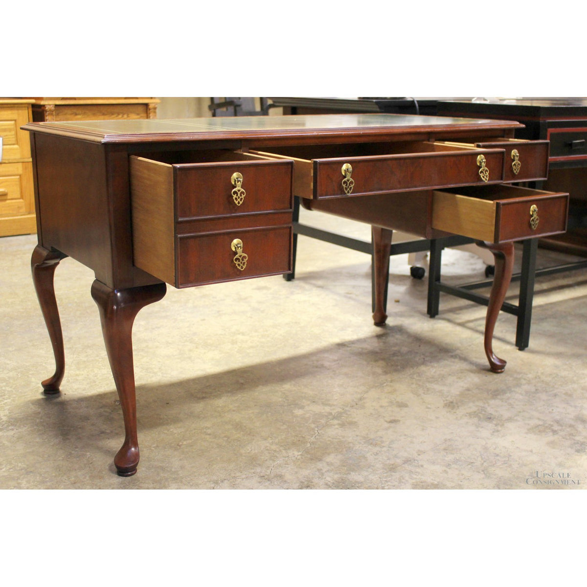 Sligh Leather Top Writing Desk