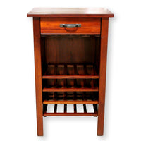 Wine Shelf w/Drawer