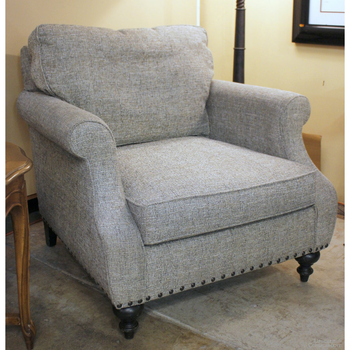 Bernhardt Gray Club Chair