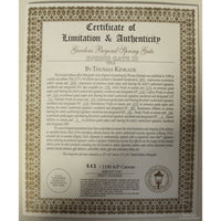 Framed Limited Edition Lithograph "Gardens Beyond Spring Gate" by Thomas Kinkade