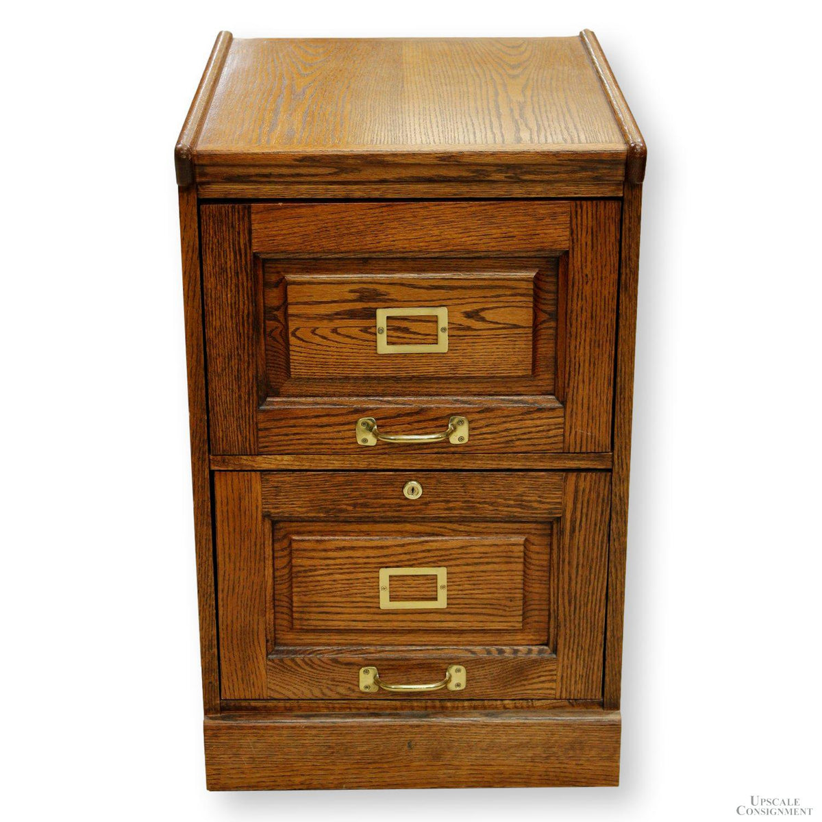 Winners Only Oak 2 Drawer File Cabinet