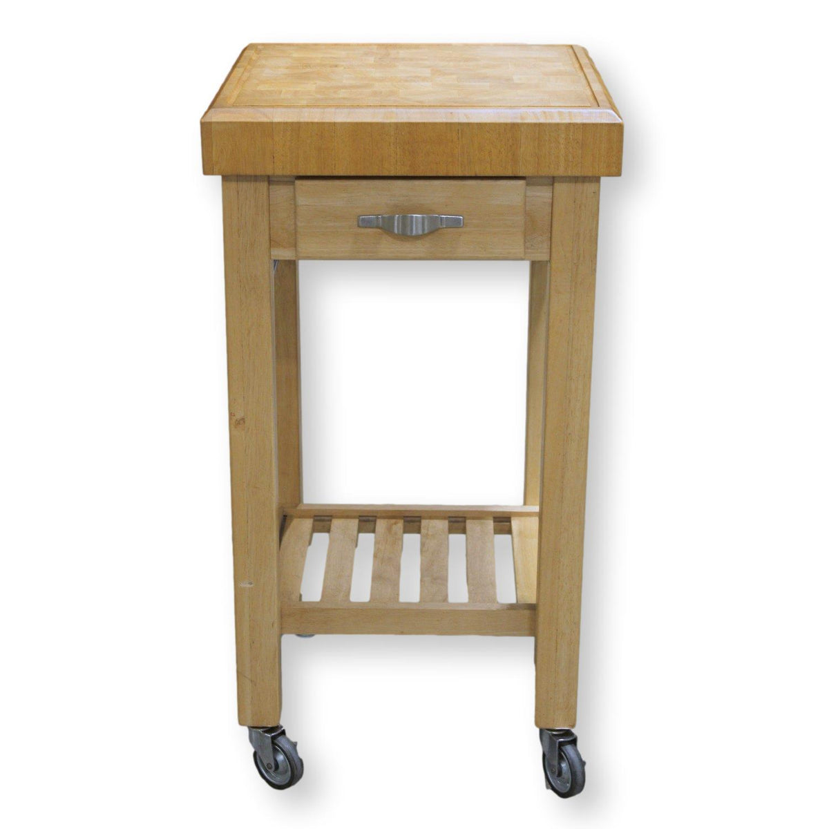 Butcher Block Kitchen Island on Casters