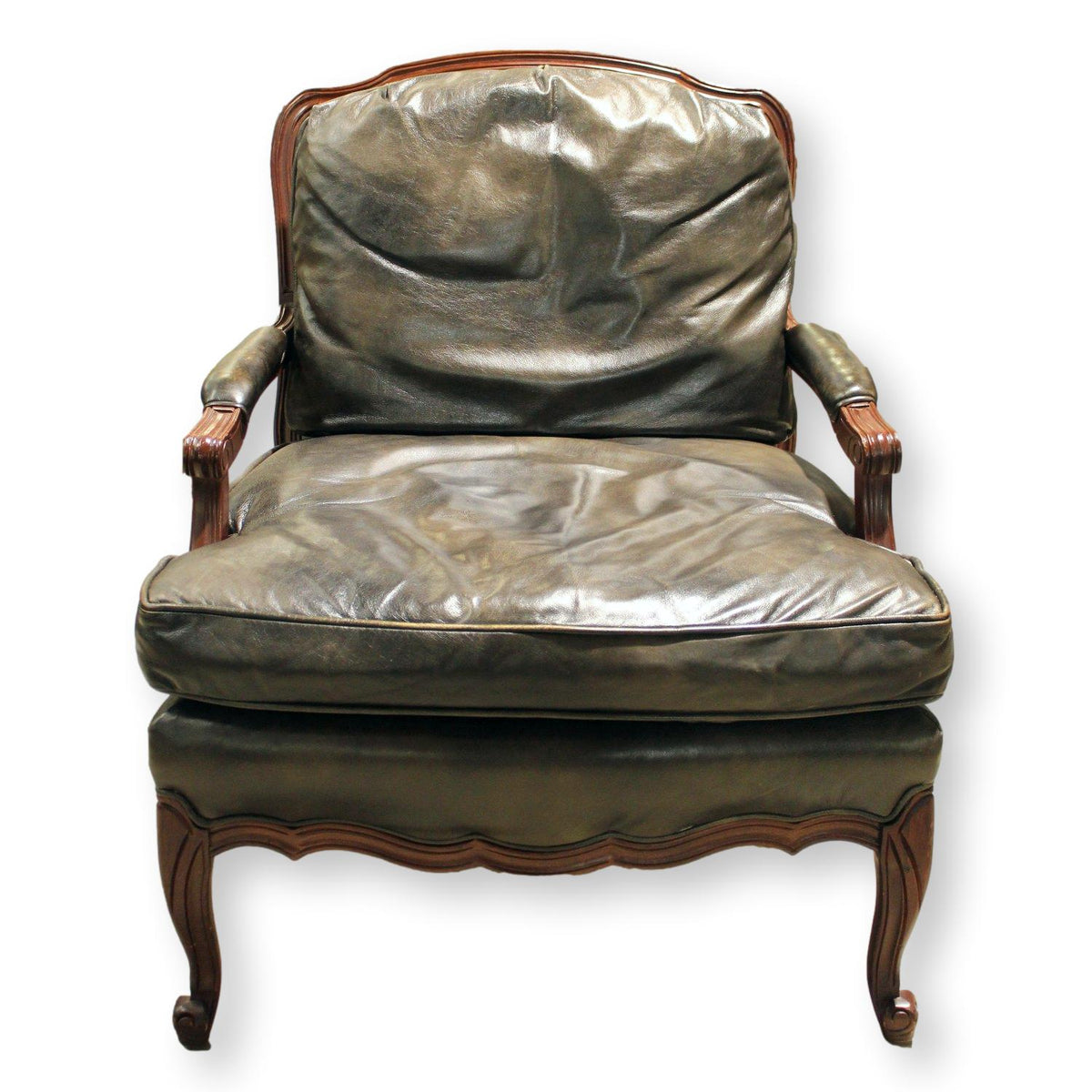 Sam Moore Leather Fauteuil Chair
