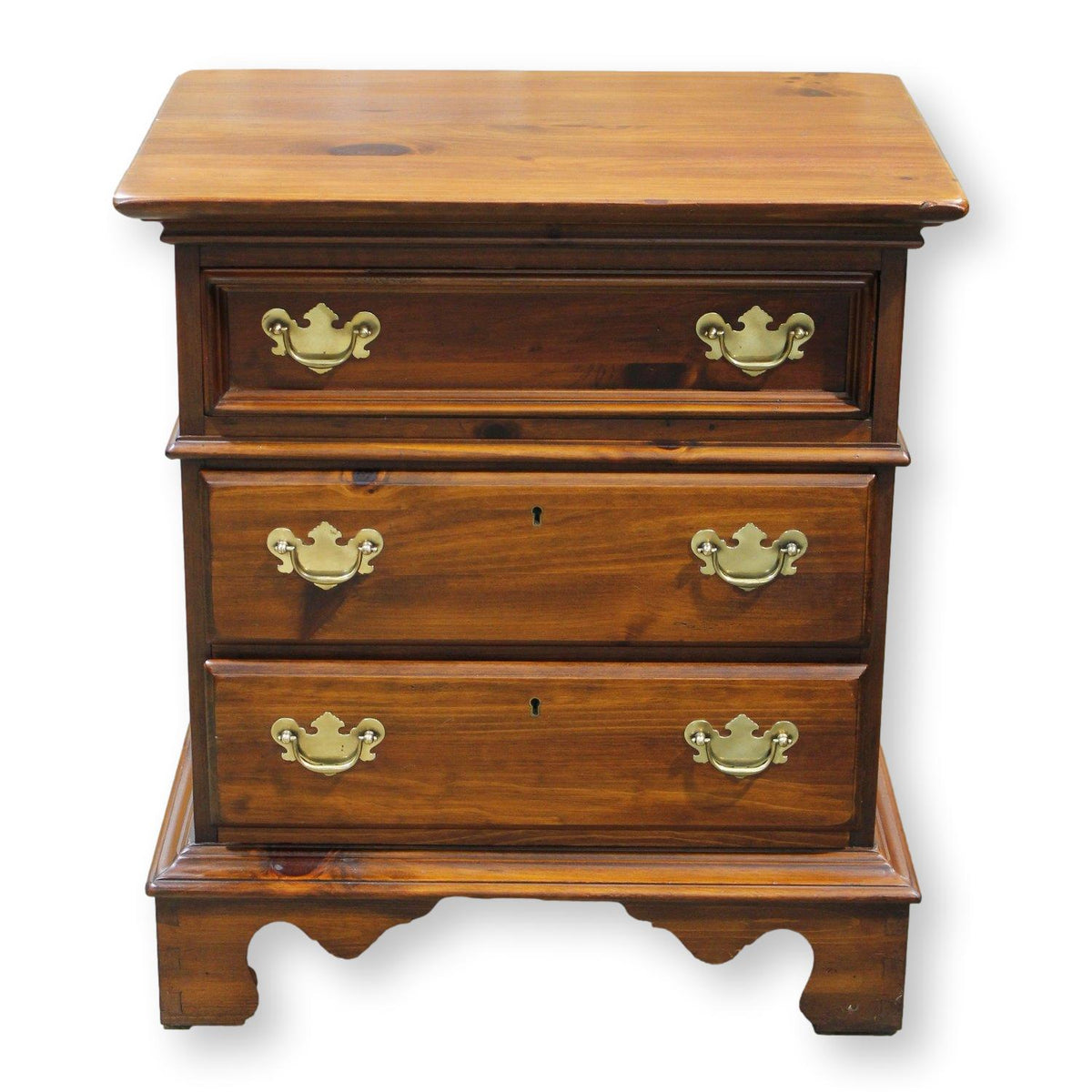 3 Drawer Pine Nightstand