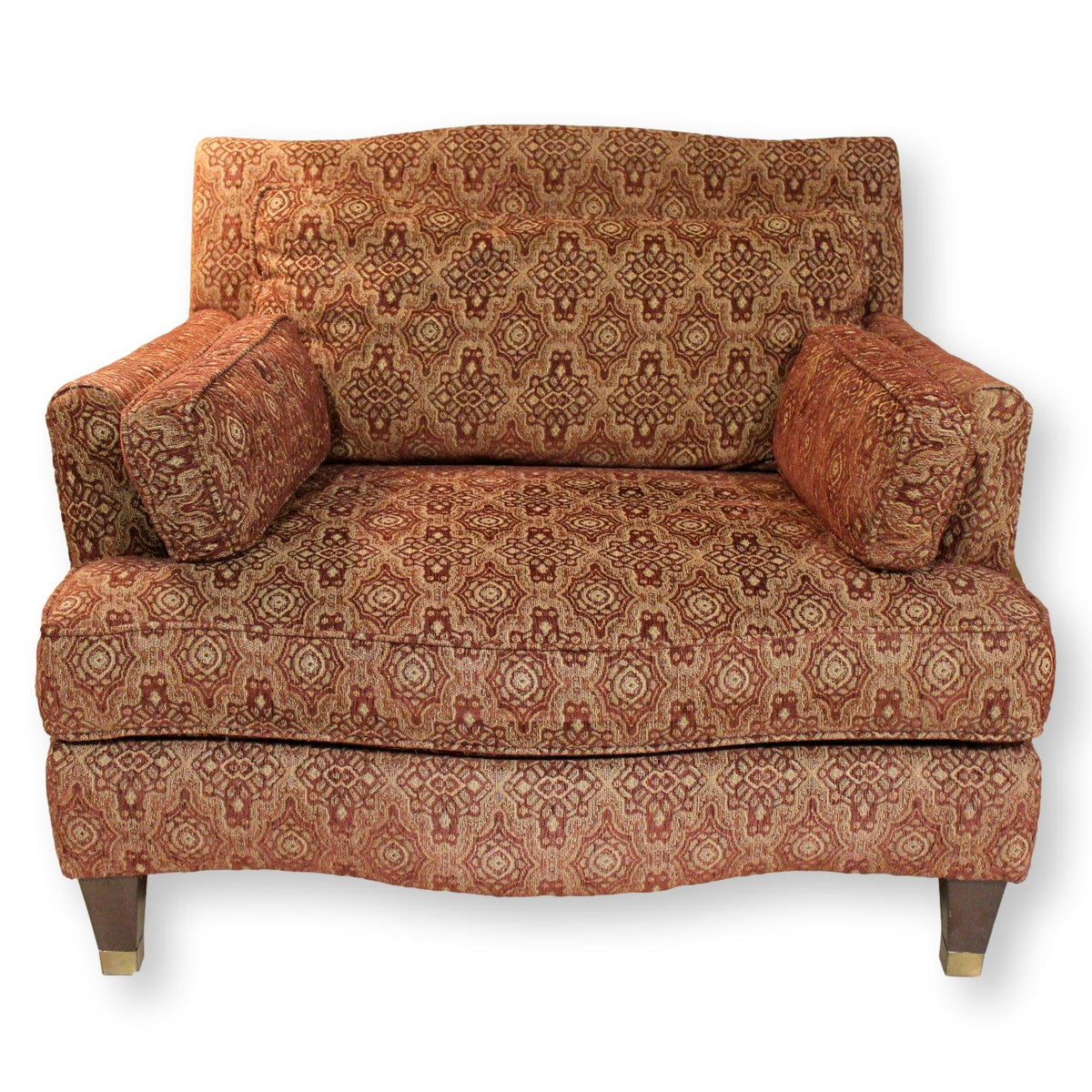 Bernhardt Settee w/Gold Design