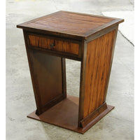 Bamboo & Wood Nightstand