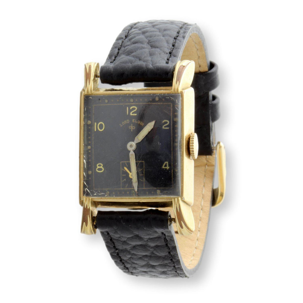 Mid-Century 21J Mechanical Manual-Wind Men's 14K GF Dress Watch