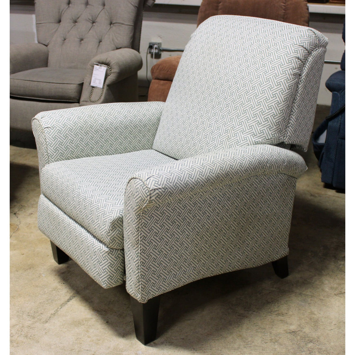 La-Z-Boy High-Leg Print Push Back Recliner