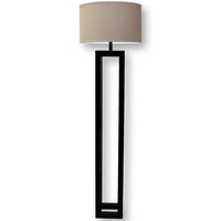 Modern Square Metal Post Floor Lamp