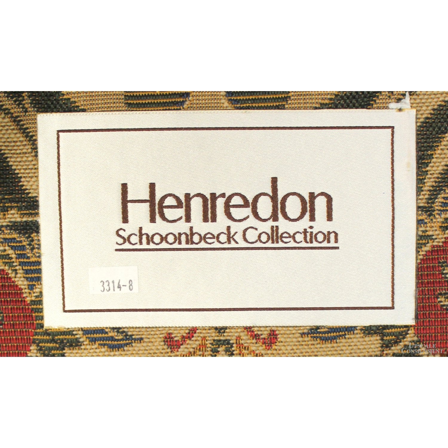 Henredon Tapestry Wingback Chair – Upscale Consignment