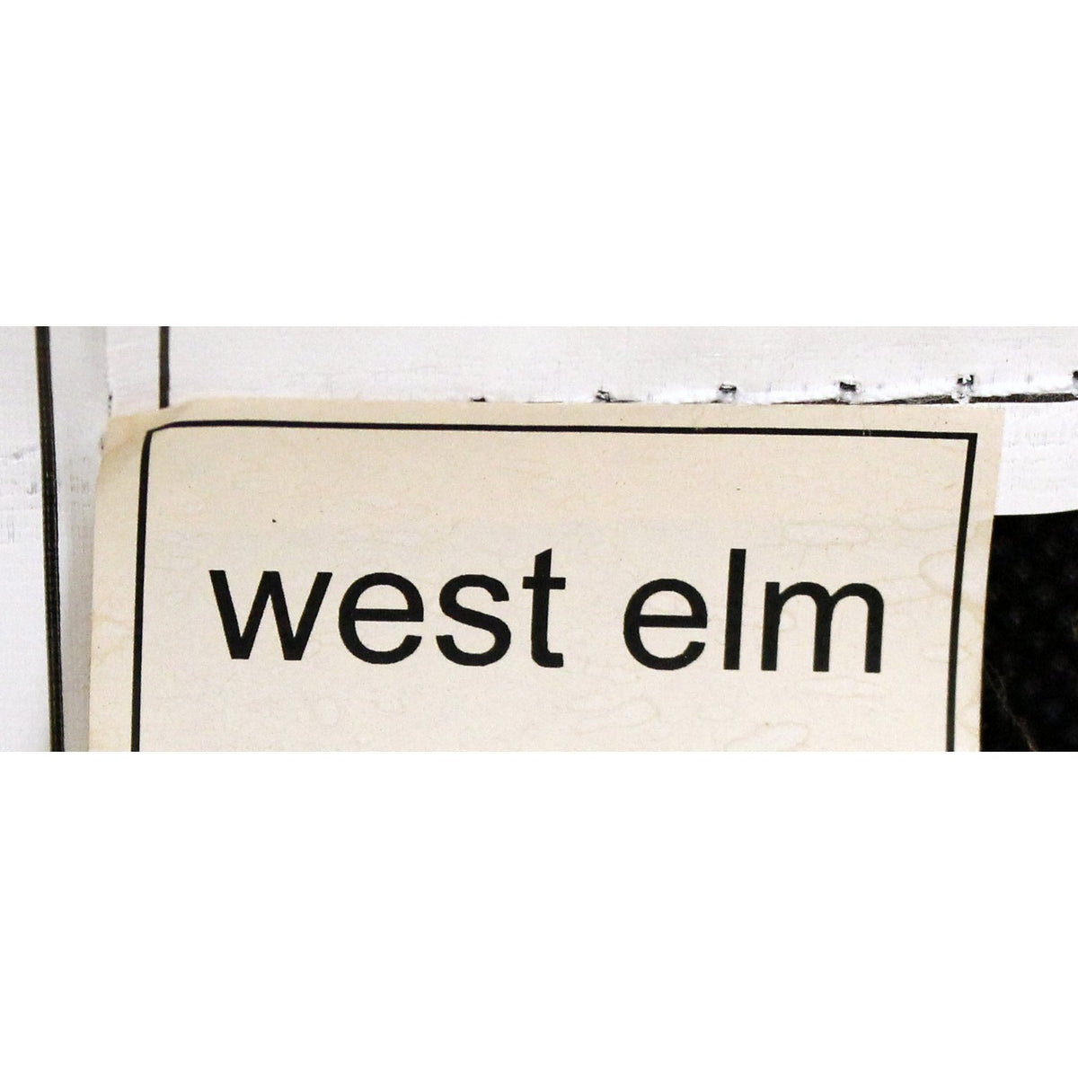 West Elm Leather Slipper Chair