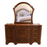 Serpentine Triple Dresser w/Mirror