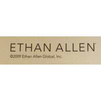 Ethan Allen Tan Tapestry Club Chair