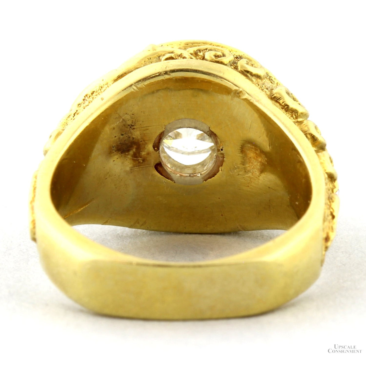 Exceptional 18K Gold Estate Ring ~1ct Old European Cut Diamond