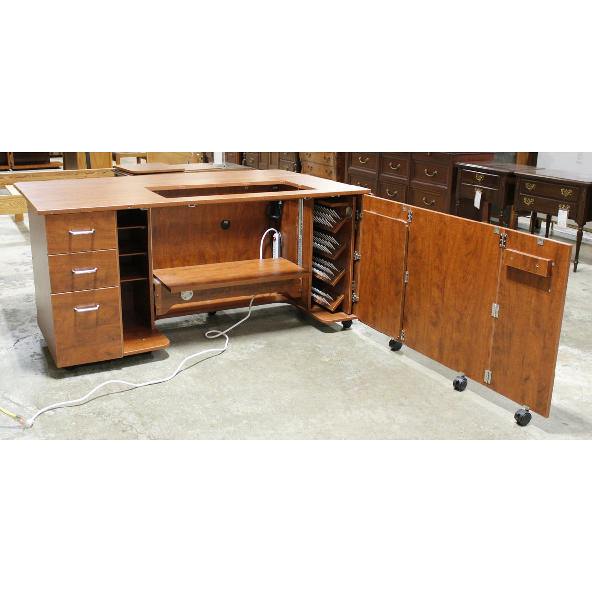 Sewing/Craft Table Cabinet