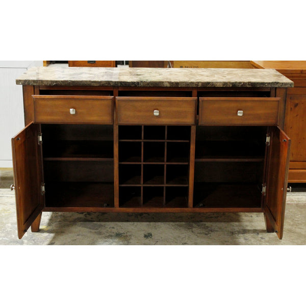 Steve Silver Co. Stone Top Sideboard w/Wine Storage