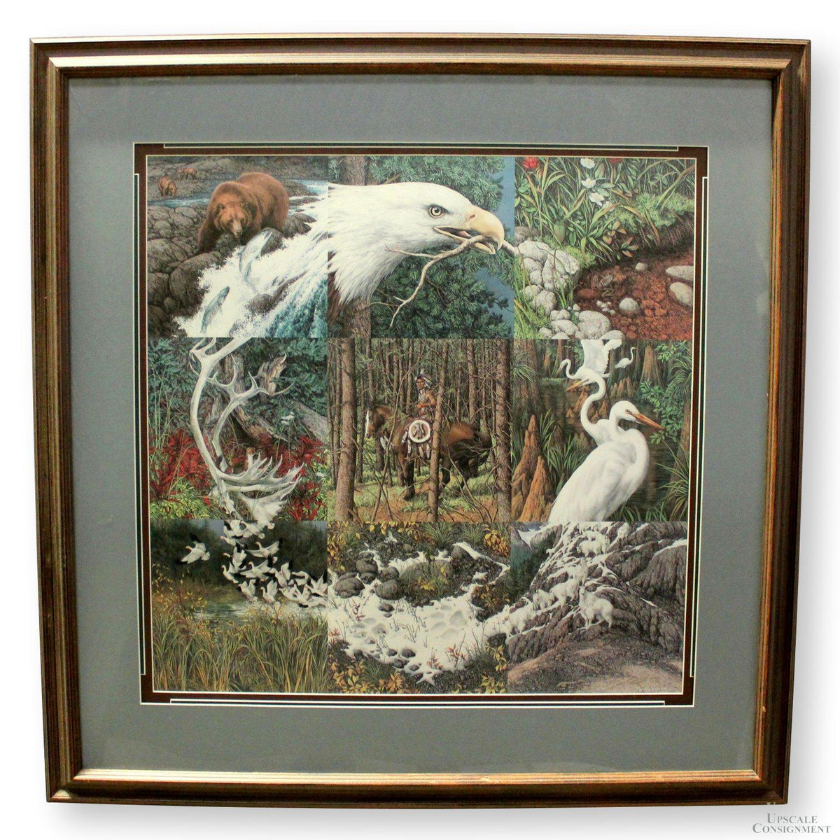 Framed Signed Limited Edition Print "Sacred Circle" by Bev Doolittle