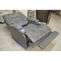 Modern Power Recliner w/Adjustable Headrest & Lumbar