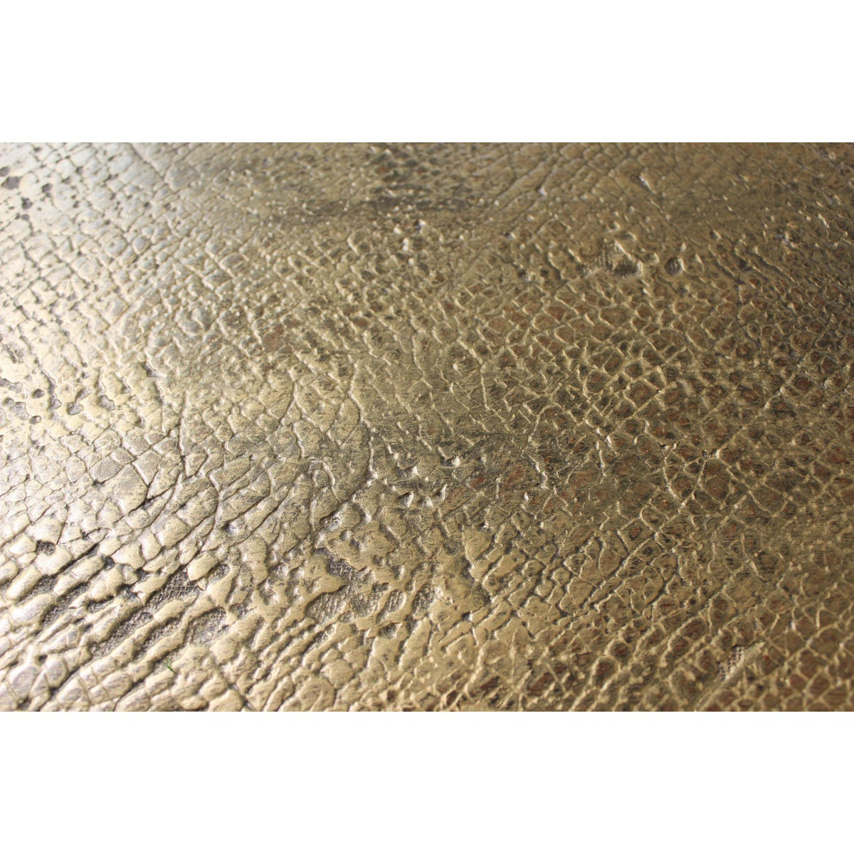 Rustic/Textured Gold Console Table