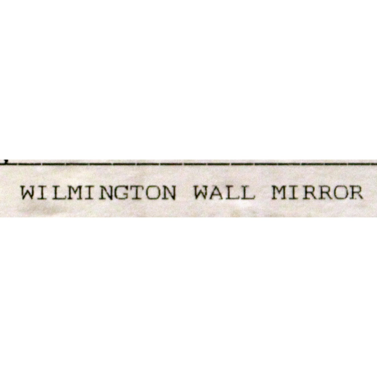 Graywashed Rustic Rectangular Mirror