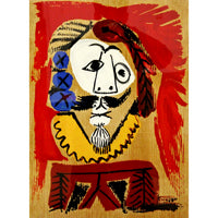 Gallery Framed Art Print 'Les Portraits Imaginaires 19.3.69.II' By Pablo Picasso