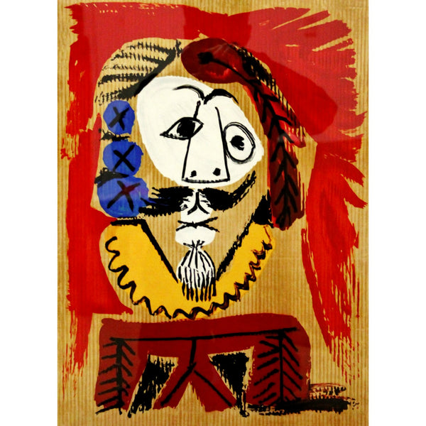 Gallery Framed Art Print 'Les Portraits Imaginaires 19.3.69.II' By Pablo Picasso
