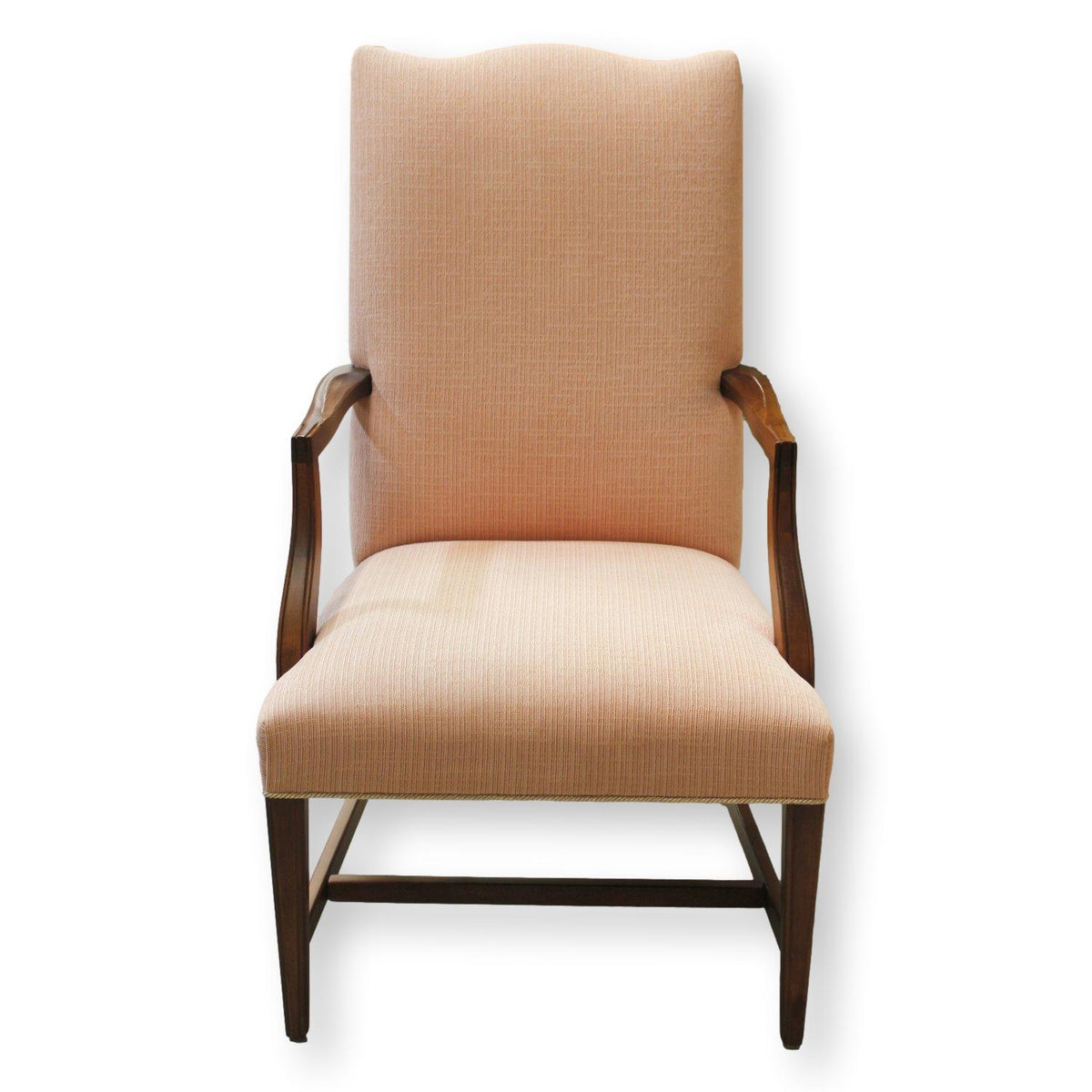 Peach Camelback Armchair